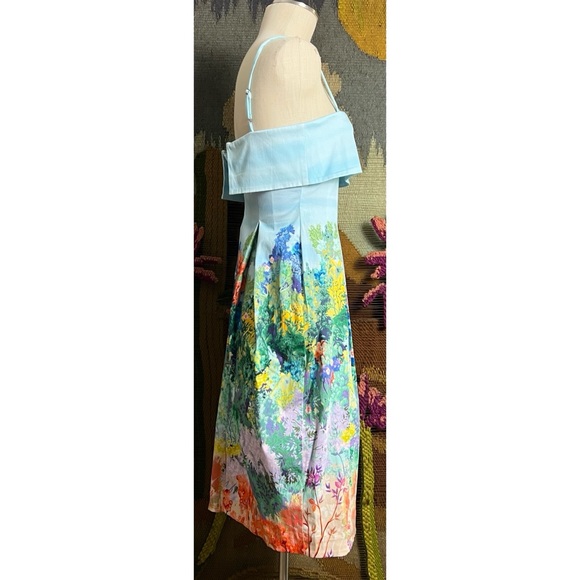 Anthropologie Sleeveless Fold-over Whimsical Dress XSP - Picture 12 of 16